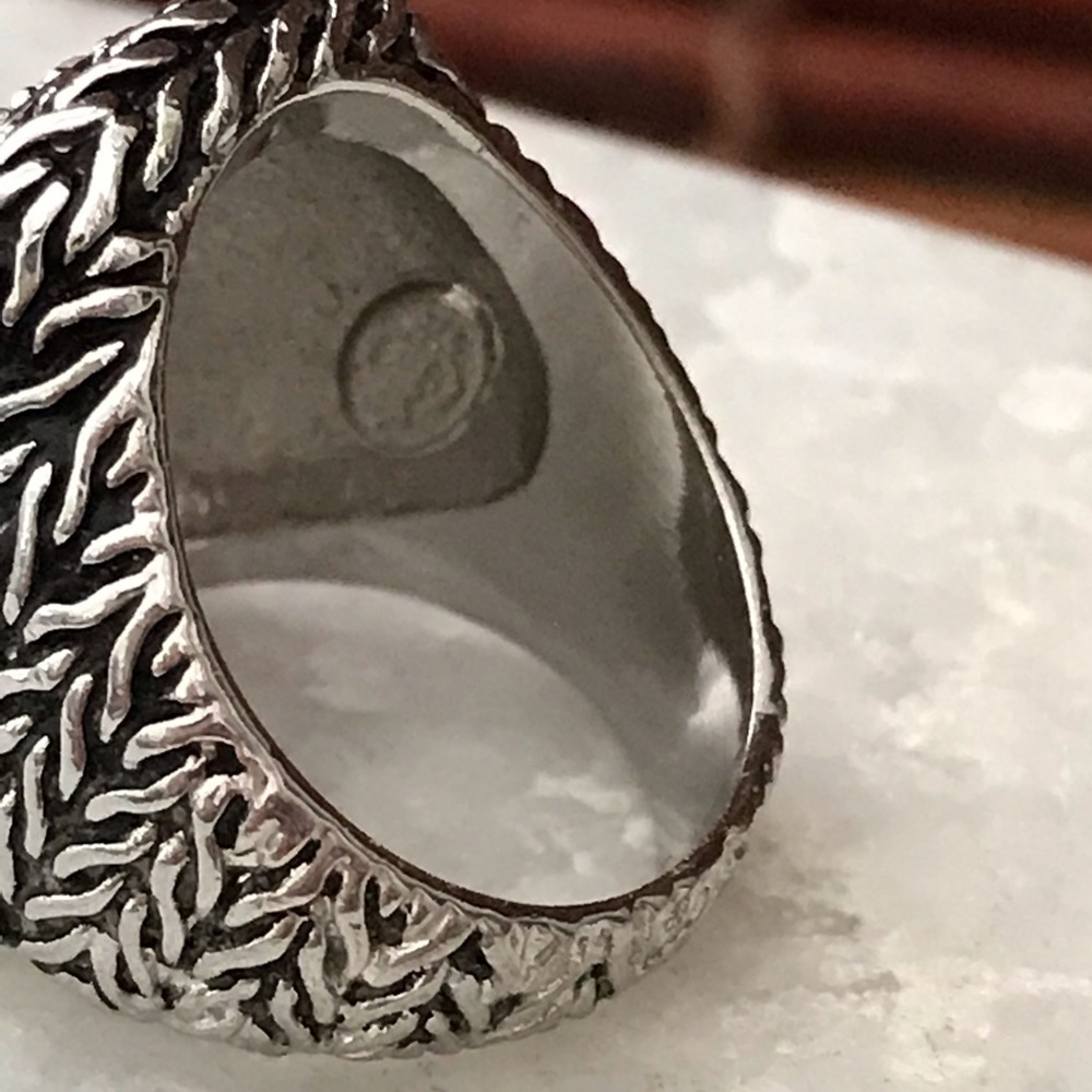 Premier Designs Encrusted Statement Ring Size 5.5 - image 7